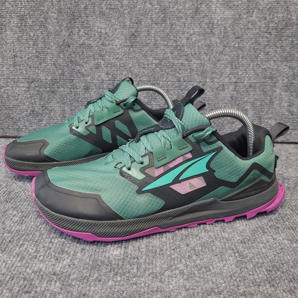 ALTRA Lone Peak 7 Men's 8.5 Trail Running Shoe Green/Teal MacTrac EGO FootShape - Picture 2 of 14